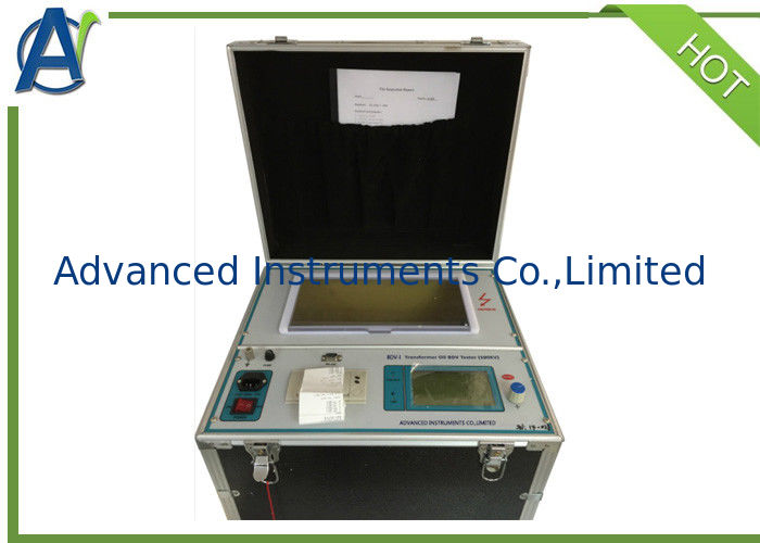 IEC156 Insulating Transformer Oil Test Set , Breakdown Voltage Oil BDV Test Kit