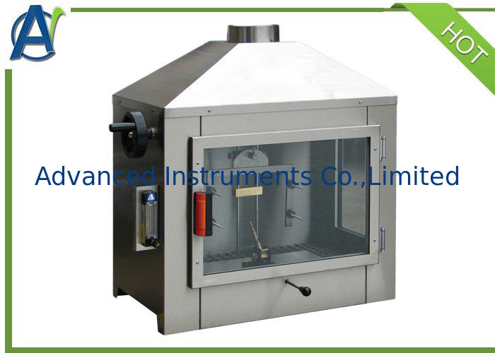 ISO 11925-2 Single Flame Source Tester with Stainless Steel Chamber