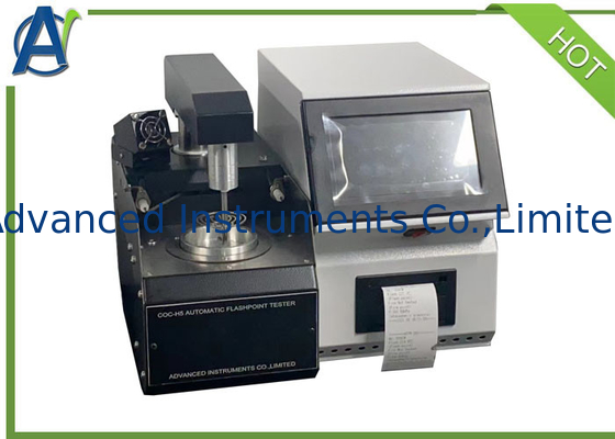 ASTM D92 Testatore di flashpoint a tazza aperta di Cleveland completamente automatico con schermo LCD