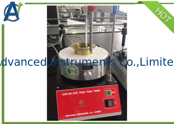 Best seller ASTM D92 Cleveland Open Cup Flash Point Test Instrument per olio lubrificante