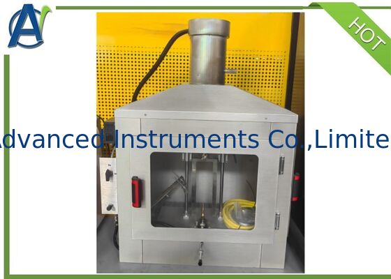 Apparecchio per il test di infiammabilità dei materiali da costruzione ISO 11925-2 Tester a sorgente di fiamma singola