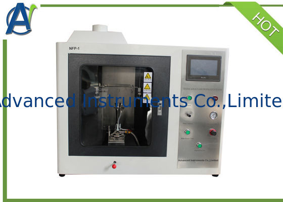 Prove di fuoco di NFPA 701 per propagazione di fiamma dei tessuti e dell'apparecchiatura dei film