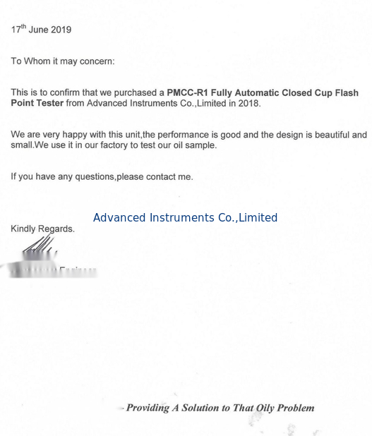 Advanced Instruments Co.,Limited